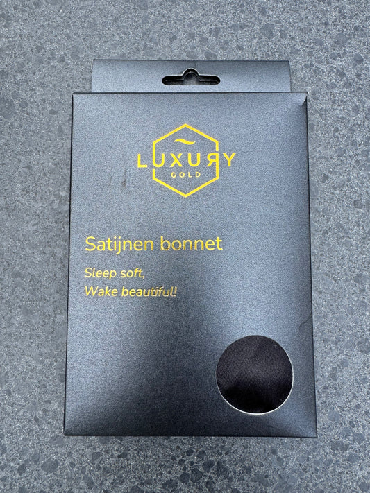 Luxury Gold Satijnen Bonnet